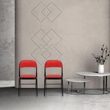 MID.YOU Zložljiv Stol Tudela Pu, Rdeča | Shoptok.si