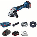 Bosch Professional GWS 18V-10 akumulatorska kutna brusilica, s 2 Li-Ion baterije, 18 V, 5 Ah, 125 mm, motor bez četkica | shoptok.hr