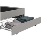 Støraa Siva oblazinjena zakonska postelja s prostorom za shranjevanje 180x200 cm Rose – | Shoptok.si