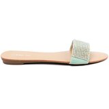 Shelvt Green flip-flops in rhinestones Cijene
