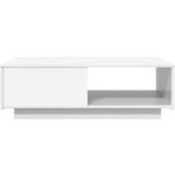  Klubska miza s predalom Bela 95 x 55 x 31 cm Konstruiran les, (5000121564) | Shoptok.si