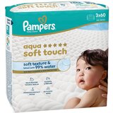 Pampers Aqua Soft Touch vlažni čistilni robčki za otroke 3x60 kos | Shoptok.si