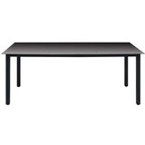  9-dijelni vrtni blagovaonski set crni | shoptok.hr