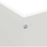  Ograda oko Travnjaka Bijelo 50 x 50 x 13 cm Čelik | shoptok.hr