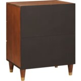 vidaXL Posteljne mize Rjava Bambus in trdna mango les | Shoptok.si