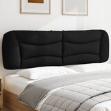  Jastuk za uzglavlje Hvar crni 193 cm od umjetne kože | shoptok.hr