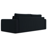 Makamii Tamno plava baršunasti sklopiva/s prostorom za odlaganje sofa 238 cm Kapua – | shoptok.hr