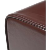  Klupa 110 x 30 x 45 cm Prava koža Tamno smeđa | shoptok.hr