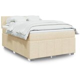 Maison Chic Box spring postelja - Vzmetna postelja z vzmetnico krem 160x200 cm blago SL24167, (21879938) | Shoptok.si