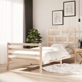 Maison Chic Posteljni okvir - Enojna postelja - Postelja za odrasle iz borovine 100x200 cm-J8604, (21760905) | Shoptok.si