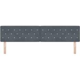  Uzglavlje Tamno siva 200 cm Baršun | shoptok.hr