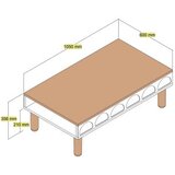 Hanah home Sto za kafu Bohem 852 White | ePonuda.com