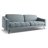 Makamii Svetlo modra žametna sedežna garnitura 238 cm Nalu – | Shoptok.si
