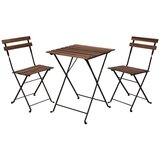 ProGarden 3-dijelni bistro set crni Cijene
