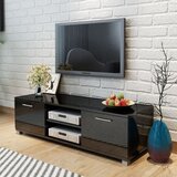 TV Ormarić visoki sjaj bijeli 120 x 40,3 x 34,7 cm | shoptok.hr