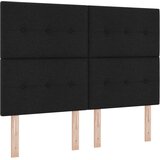  Krevet s madracem i skladištem Crna 160 x 200 cm tkanina | shoptok.hr