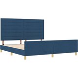 Plavi krevet okvir od tkanine 180x200 cm | shoptok.hr