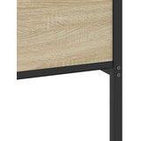  Metalni okvir kreveta bez madraca boja hrasta sonome 183x213 cm | shoptok.hr