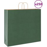  Papirnate vrećice 250 kom s ručkama zelene 54x15x49 cm | shoptok.hr