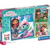 Clementoni Gabi kućica za lutke: Gabijeve aktivnosti 3x48 komada Supercolor puzzle - | shoptok.hr