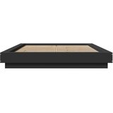  Okvir kreveta crni 120 x 200 cm od konstruiranog drva | Eponuda.ba
