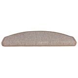  Prostirke za stepenice 20 kom 65x24x4 cm svijetlosmeđe poluokrugle velike | shoptok.hr