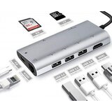 Fast Asia adapter-konvertor tip c na HDMI+3xUSB3.0+SDMICRO SD+RJ45+TIP c | ePonuda.com