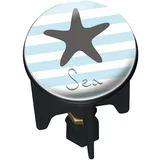 Wenko dekorativni čep za umivaonik starfish (morska zvijezda, promjer: 3,9 cm)