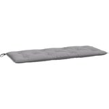  Jastuk za vrtnu klupu sivi 120 x 50 x 7 cm od tkanine Oxford | shoptok.hr