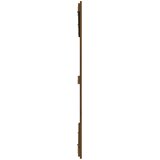 Zidno uzglavlje boja meda 166x3x110 cm masivna borovina | Eponuda.com