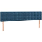 Maison Chic Posteljno vzglavje - Vzglavna omarica 2 kosa temno modro 100x5x78/88 cm žamet, (22077319) Cene