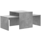 Maison Chic Komplet klubskih mizic - Kavne mizice - Nizka mizica betonsko siv 100x48x40 cm iverna plošča, (21752338) Cene