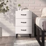  Nočna omarica bela 40x40x66 cm inženirski les, (20808614) | Shoptok.si