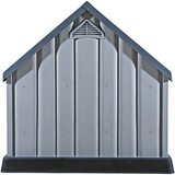  Kućica za pse siva 92 x 87 x 91 cm plastična | shoptok.hr