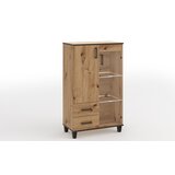 ADRK Moderna vitrina POLA 01 u dekoru hrasta - HRAST ARTISAN Cijene