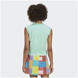 Adidas Majice s kratkimi rokavi Summer Surf Crop Top Zelena | Shoptok.si