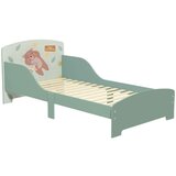 Kinder Home Dječji krevet s zaštitom od pada, drveni, podmatračna rama 70 x 140 cm, Forest | shoptok.hr