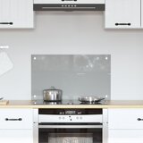 vidaXL Zidna obloga kuhinje Svijetlosiva Kaljeno staklo 70 x 40 cm | shoptok.hr
