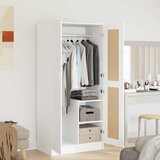  Ormar bijeli 82,5 x 51,5 x 180 cm konstruirano drvo | shoptok.hr