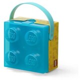 Lego kutija za užinu sa ručkom: Prozirno svetlo plava ( 40240010 ) | ePonuda.com