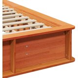  Krevetna konstrukcija Vosak smeđa 200 x 200 cm | shoptok.hr
