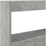vidaXL Ormarić za uzglavlje LED svjetlima boja betona 120x17x102 cm | shoptok.hr