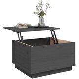  Stolić za kavu sivi 60 x 50 x 35 cm od masivne borovine | shoptok.hr