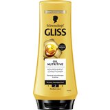 Schwarzkopf Gliss balzam za lase - Oil Nutritive Conditioner u