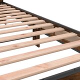  Okvir za krevet boja hrasta 120x200cm konstruirano drvo i metal | shoptok.hr