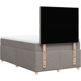  Krevet s oprugama i madracem smeđesivi 120 x 200 cm od tkanine | shoptok.hr