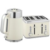 Nesta Komplet grelnika vode 1,7 L in toasterja za 4 rezine, kremno bel, 2200 W, hitro kuhanje, filter proti kamnu, 7 stopenj zapečenosti, (5000493970) | Shoptok.si