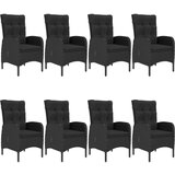  9-dijelni vrtni blagovaonski set crni | shoptok.hr