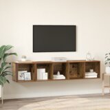  Set TV stalka s pohranom 2 pcs Staro drvo 37 x 37 x 142.5 cm | shoptok.hr