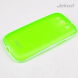 Jekod silikonski ovitek Samsung Galaxy S3 i9300 TPU/T prozorno zelen z okvirjem + Zaščitna folija Cene